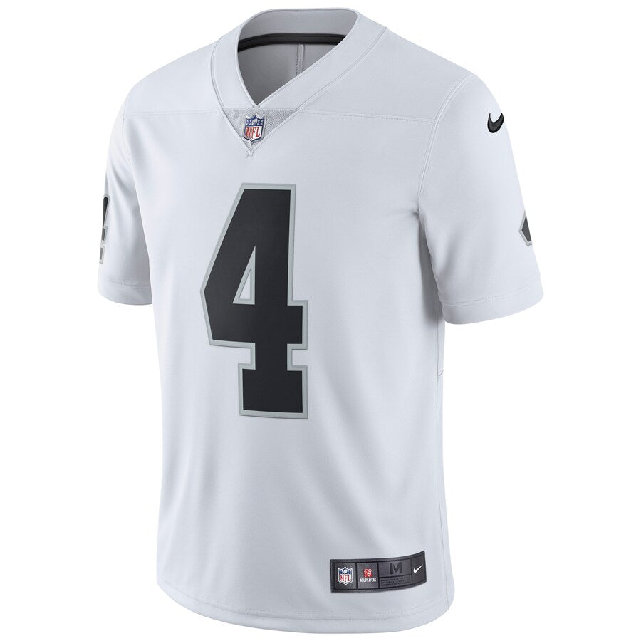 Nike Men's Las Vegas Raiders Derek Carr #4 Vapor Limited Player Jersey -White