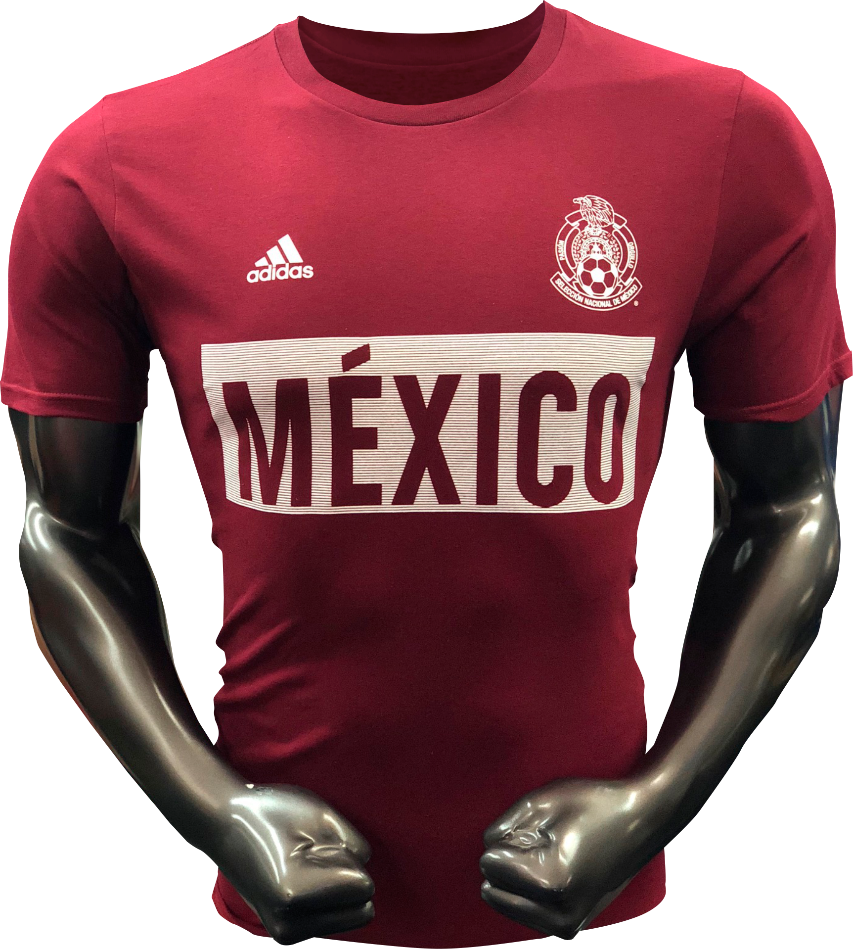 ADIDAS MEXICO BAR T-SHIRT (BURGANDY)