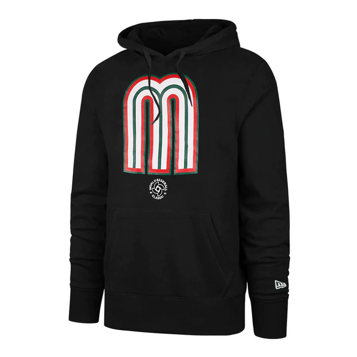 NEW ERA MEXICO WORLD BASEBALL HOODIE-BLACK