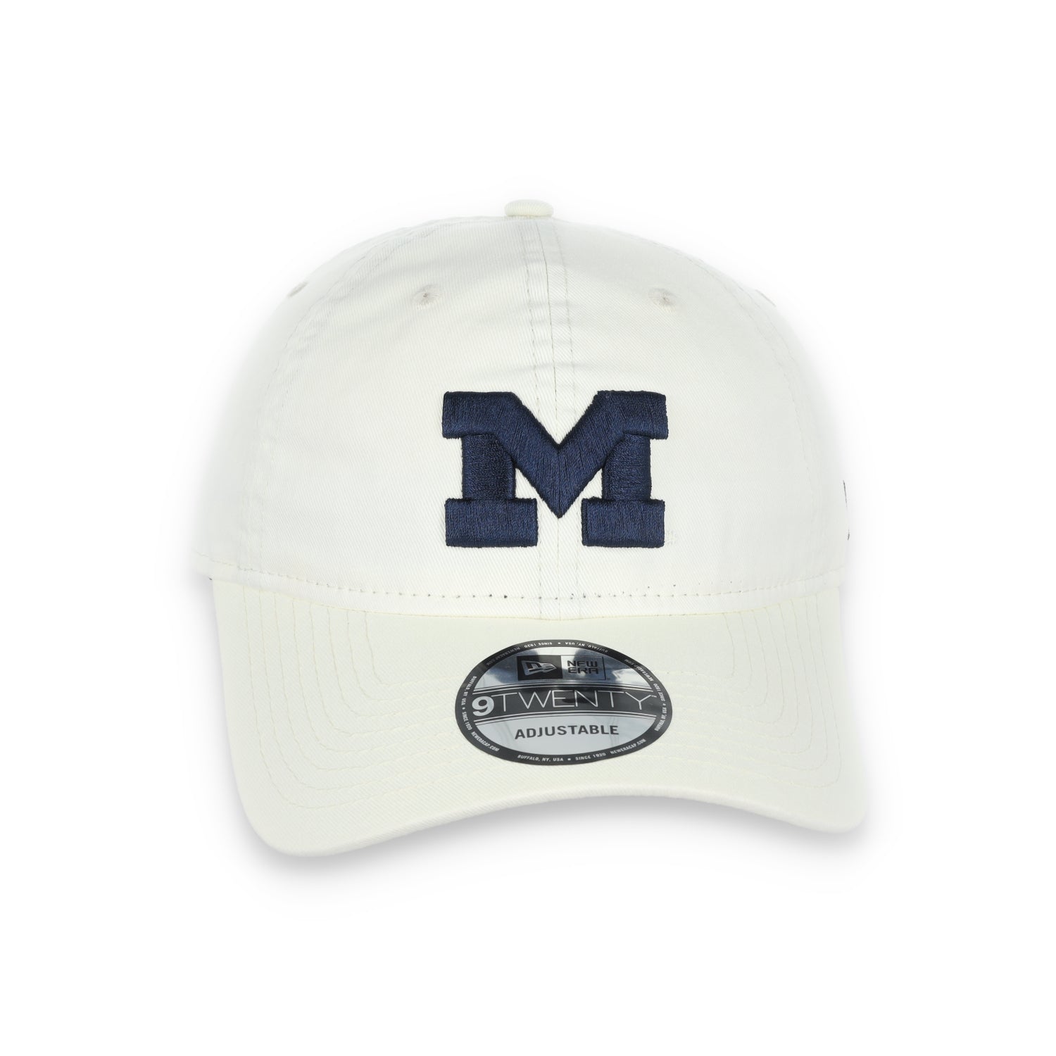 NEW ERA MICHIGAN WOLVERINES CORE CLASSIC 2.0 9TWENTY ADJUSTABLE HAT-Cream