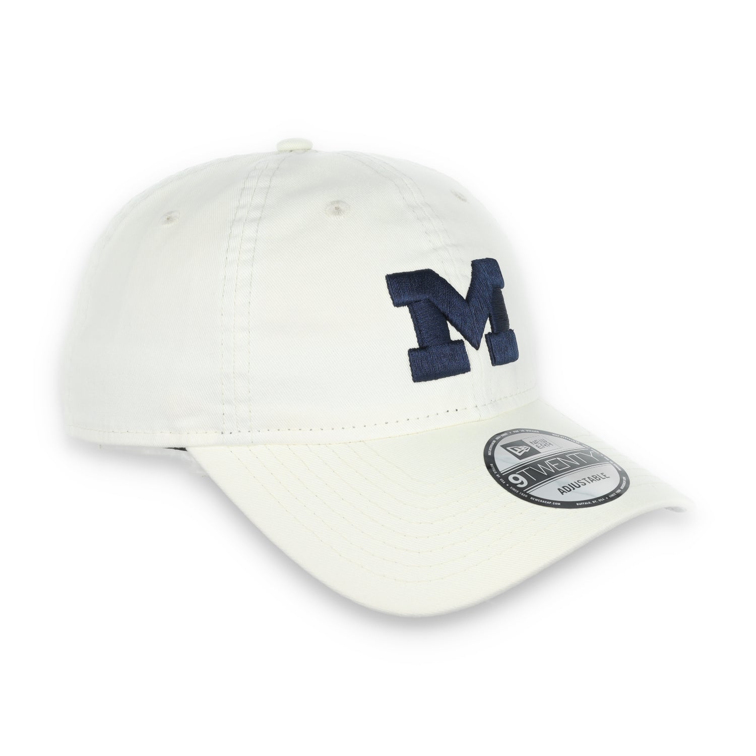 NEW ERA MICHIGAN WOLVERINES CORE CLASSIC 2.0 9TWENTY ADJUSTABLE HAT-Cream