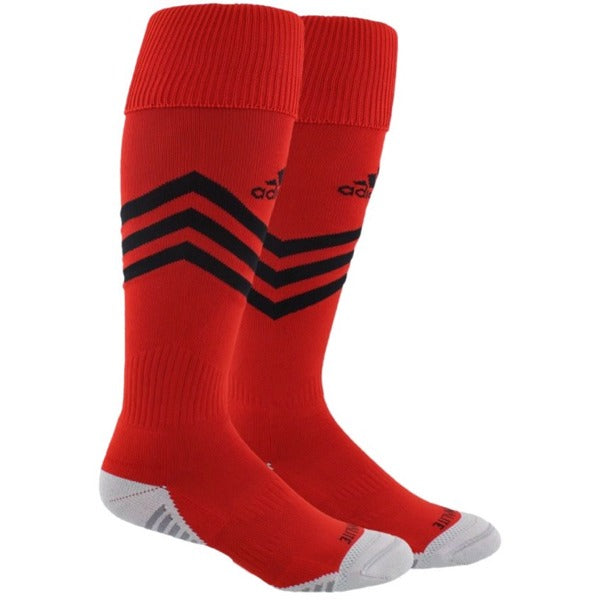 Adidas Mundial Zone Cushioned OTC Socks- Red/Black