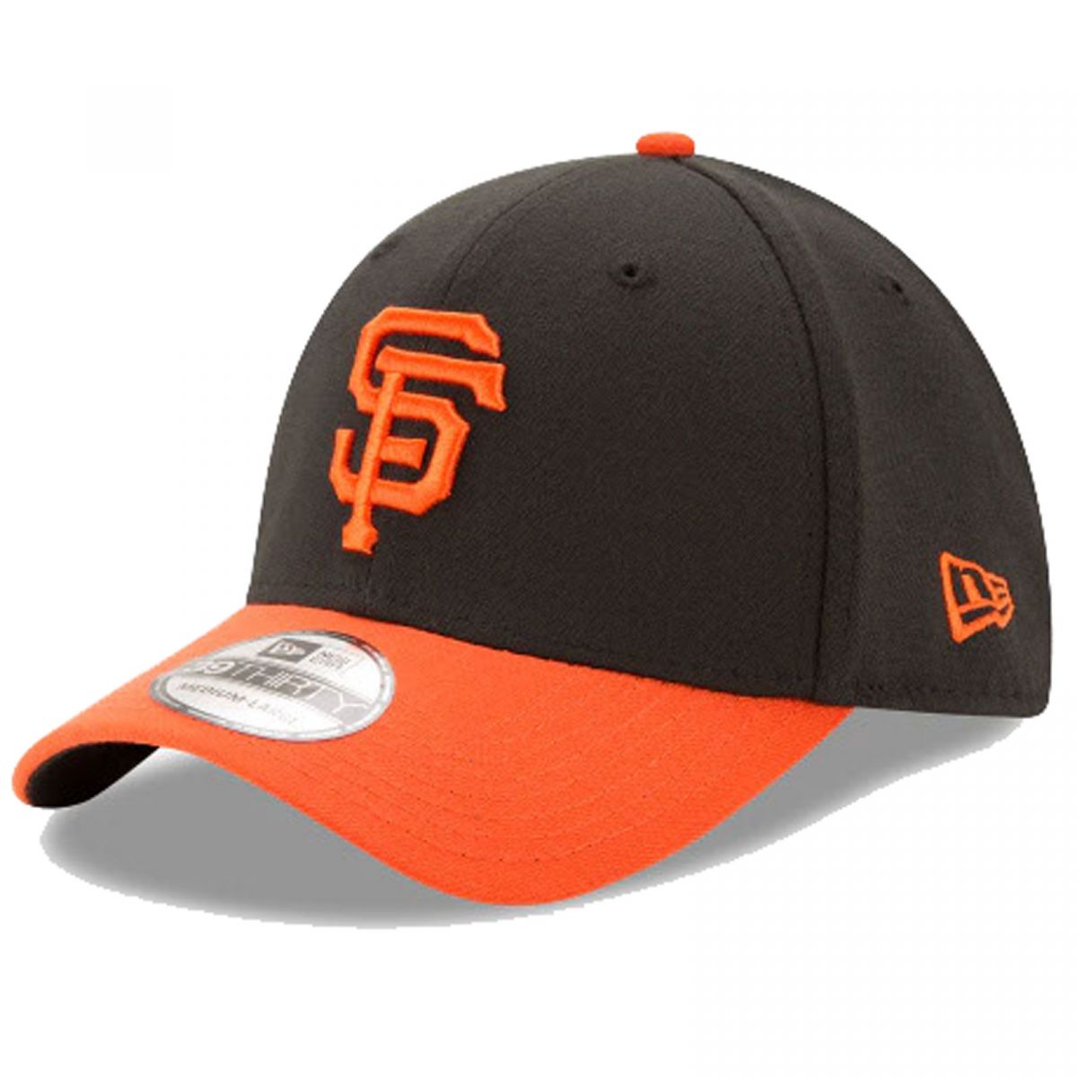 NEW ERA SAN FRANCISCO GIANTS TEAM CLASSIC 39THIRTY STRETCH FIT HAT-BLACK/ORANGE