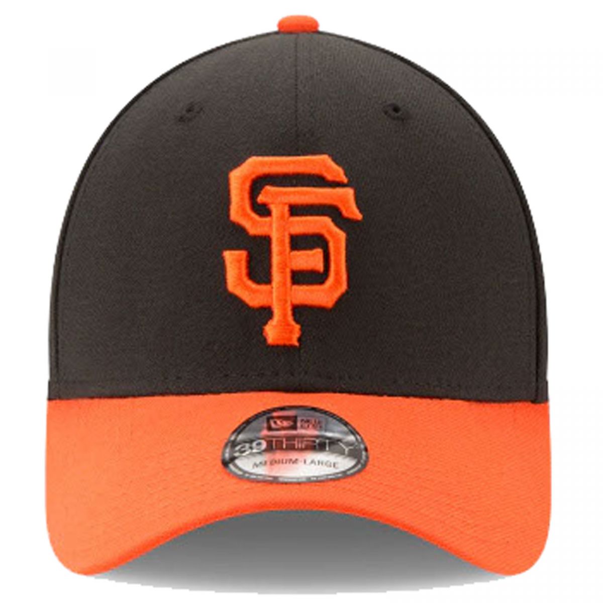 NEW ERA SAN FRANCISCO GIANTS TEAM CLASSIC 39THIRTY STRETCH FIT HAT-BLACK/ORANGE