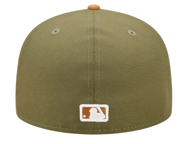 New Era Los Angeles Dodgers Two-Tone Color Pack 59Fifty Fitted Hat-Olive/Tan