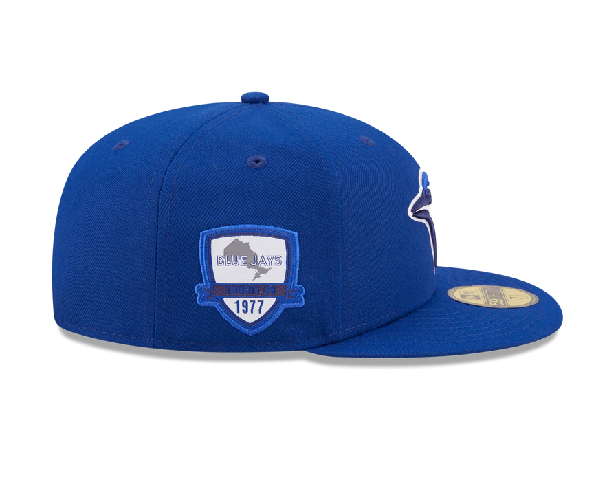 NEW ERA TORONTO BLUE JAYS INAUGURAL SEASON PATCH 59FIFTY FITTED HAT