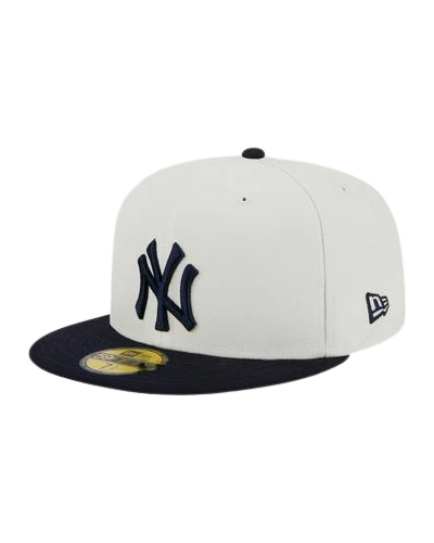 New Era New York Yankees 2000 World Series Patch 59FIFTY Fitted Ivory Hat