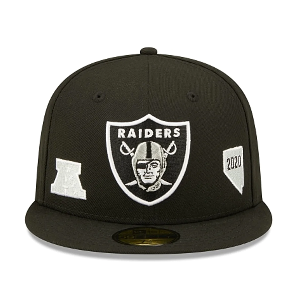 New Era Las Vegas Raiders Identity 59Fifty Fitted Hat-Black