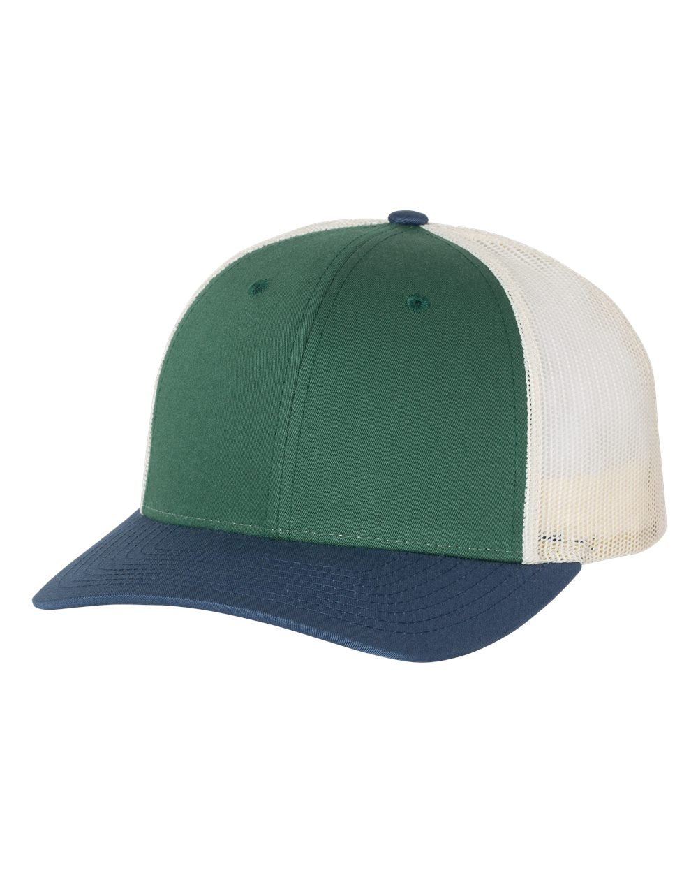 Low Pro Trucker Cap- Spruce/Birch/Light Navy