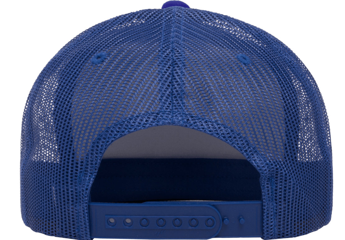 Classics™ Flat Bill Foam Trucker Cap-Royal/White/Royal