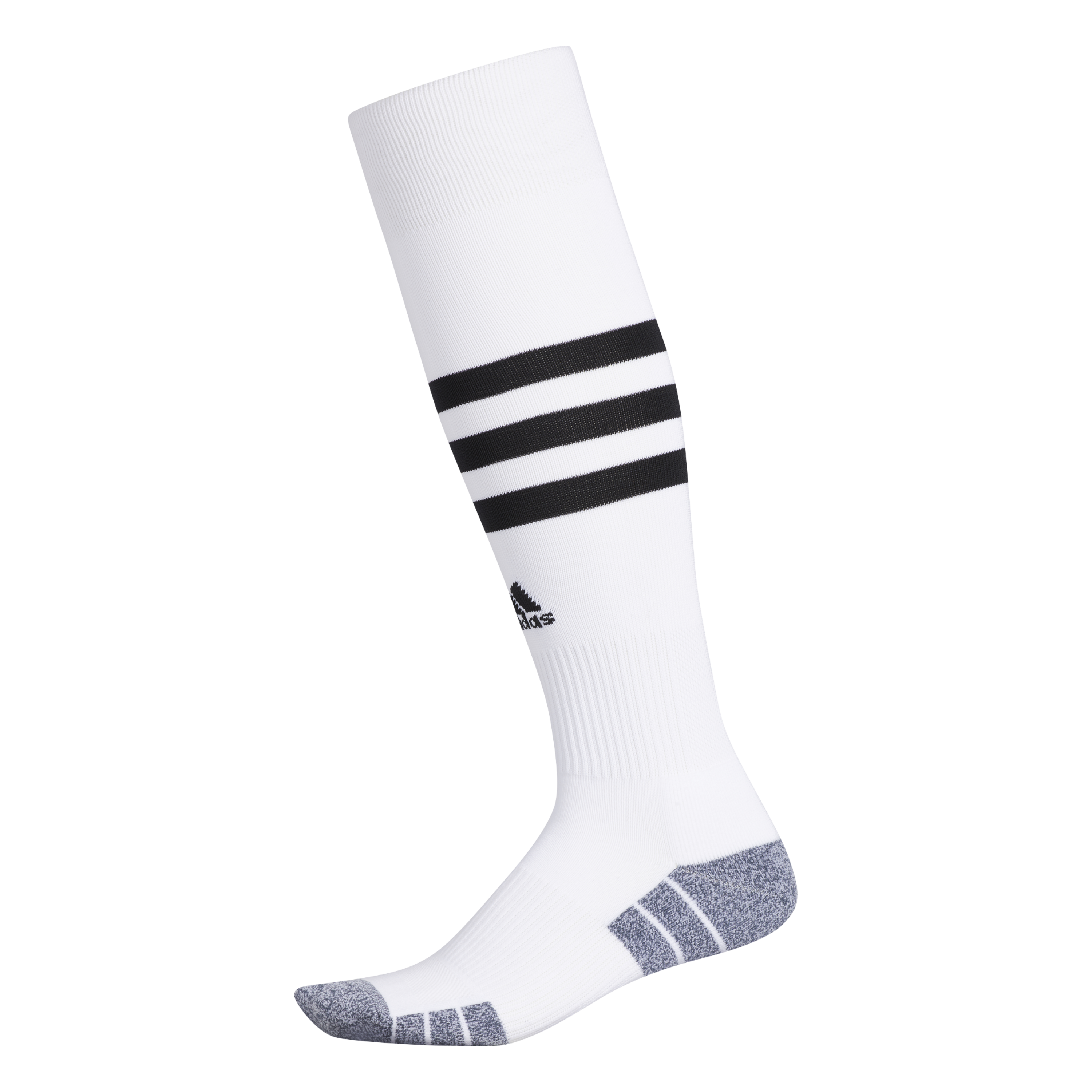 ADIDAS 3 STRIPE HOOP SOCKS-WHITE/BLACK