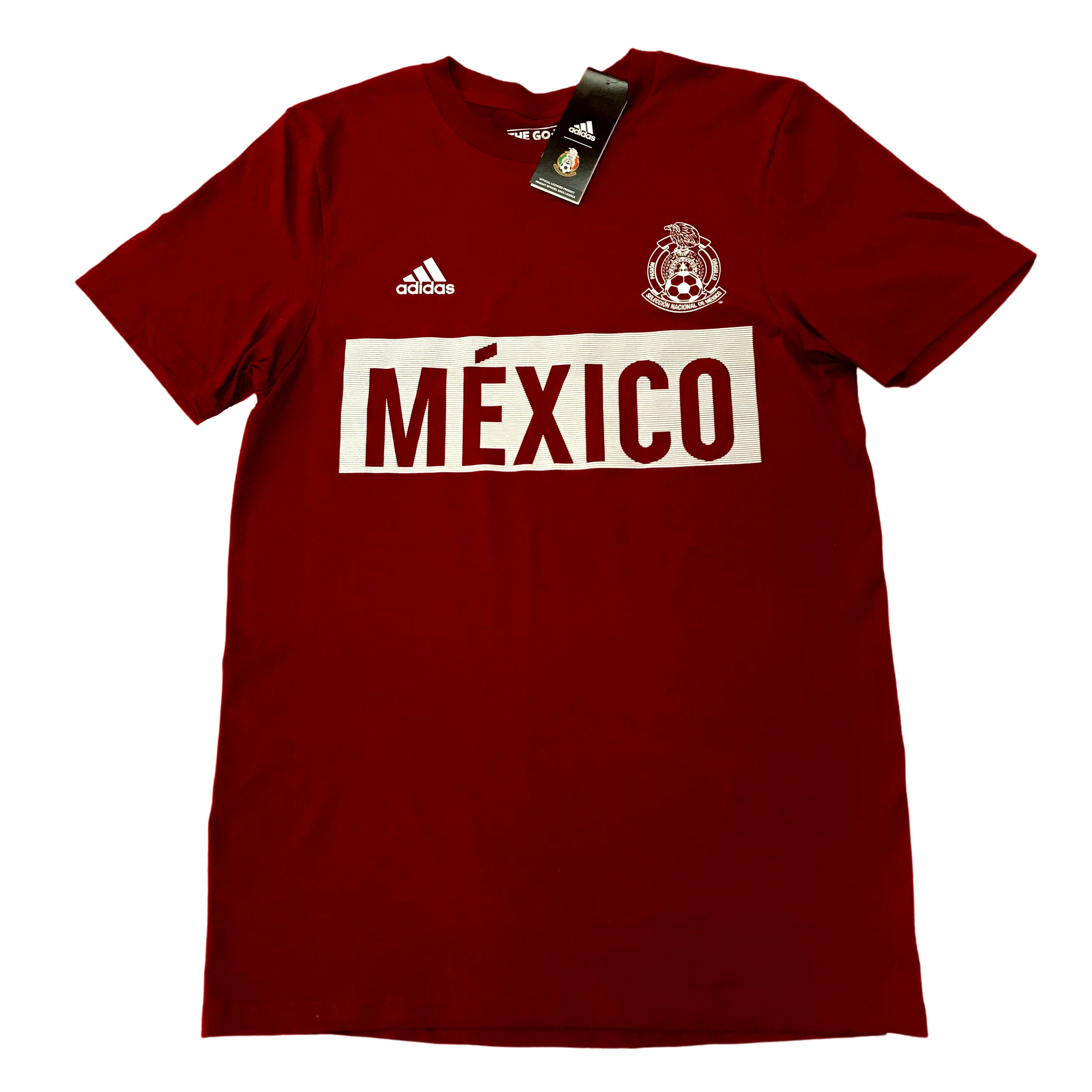 ADIDAS MEXICO BAR T-SHIRT (BURGANDY)