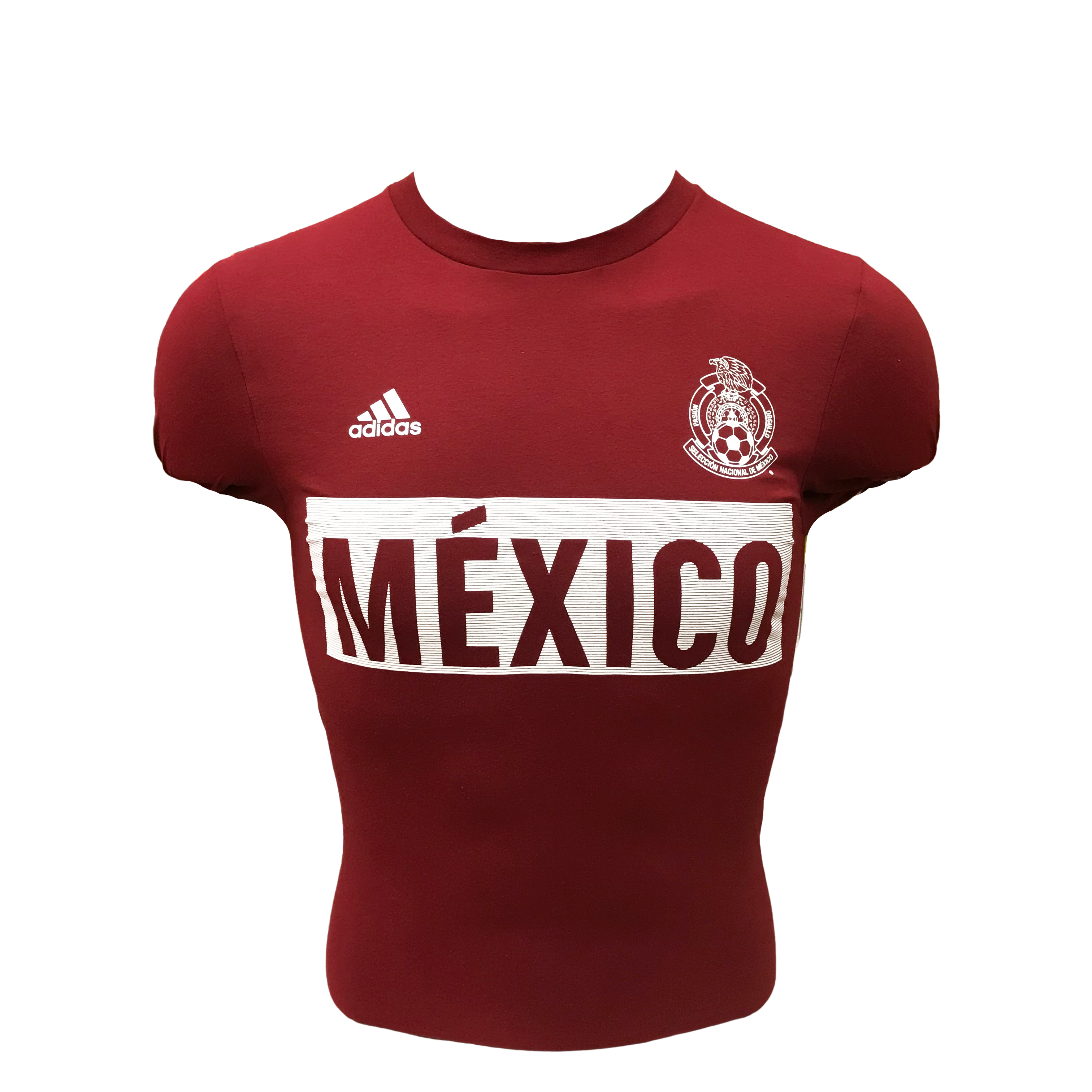 ADIDAS MEXICO BAR T-SHIRT (BURGANDY)