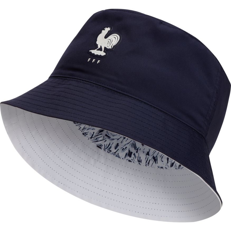 Nike France Dry-Fit Reversible Bucket Hat -White/Navy