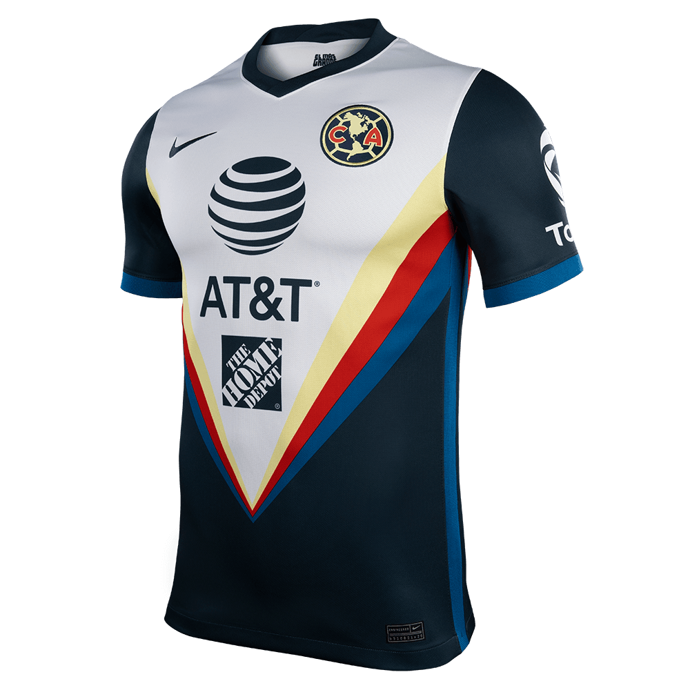 Nike Youth Club America Stadium Away Jersey 20/21 - Armory Navy/White/Armory Navy