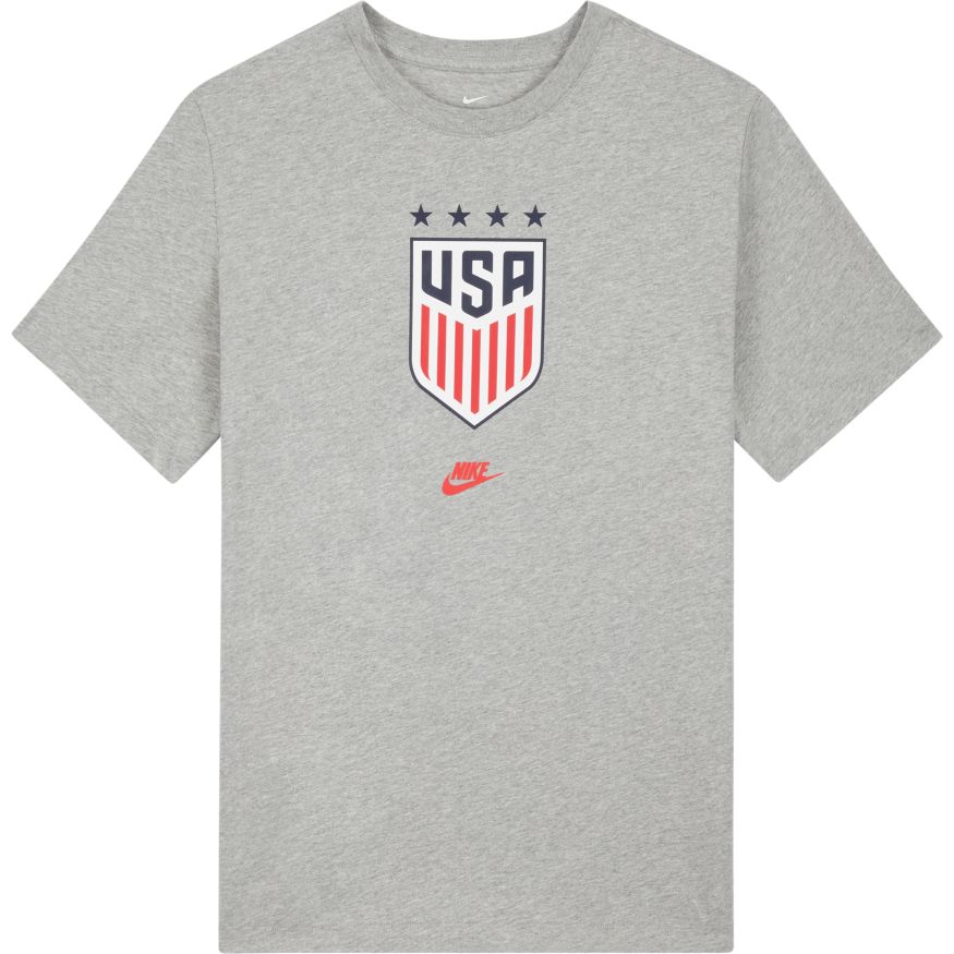 Nike Men's USWNT 4-Star Crest T-Shirt - Grey