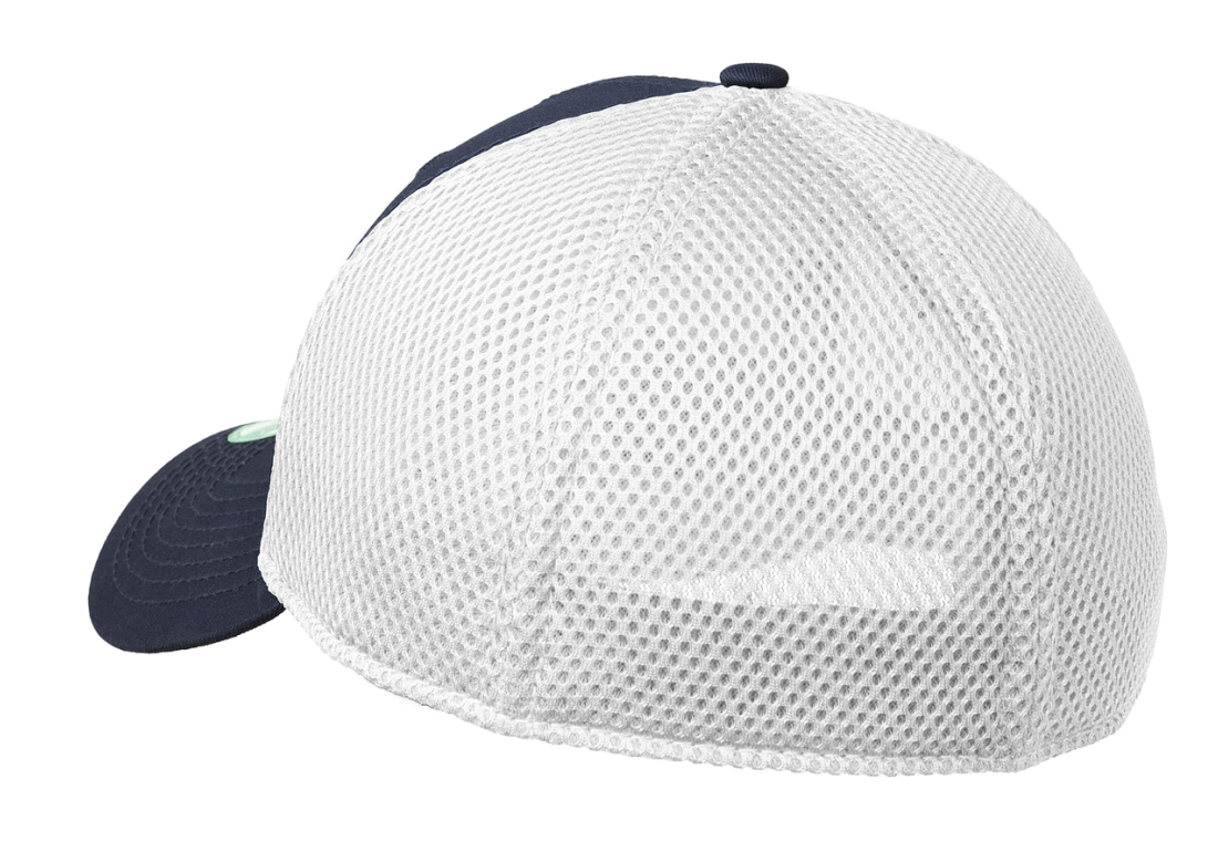 New Era® - Youth Stretch Mesh Cap-Deep Navy/White