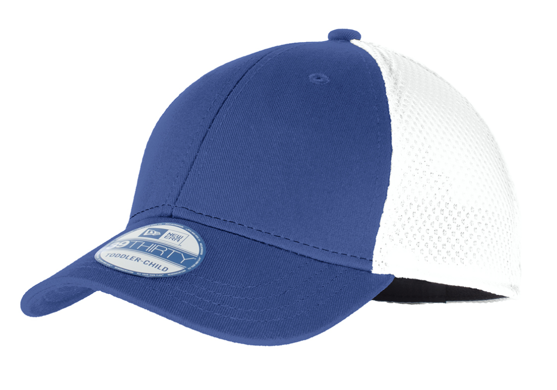 New Era® - Youth Stretch Mesh Cap-Royal/White