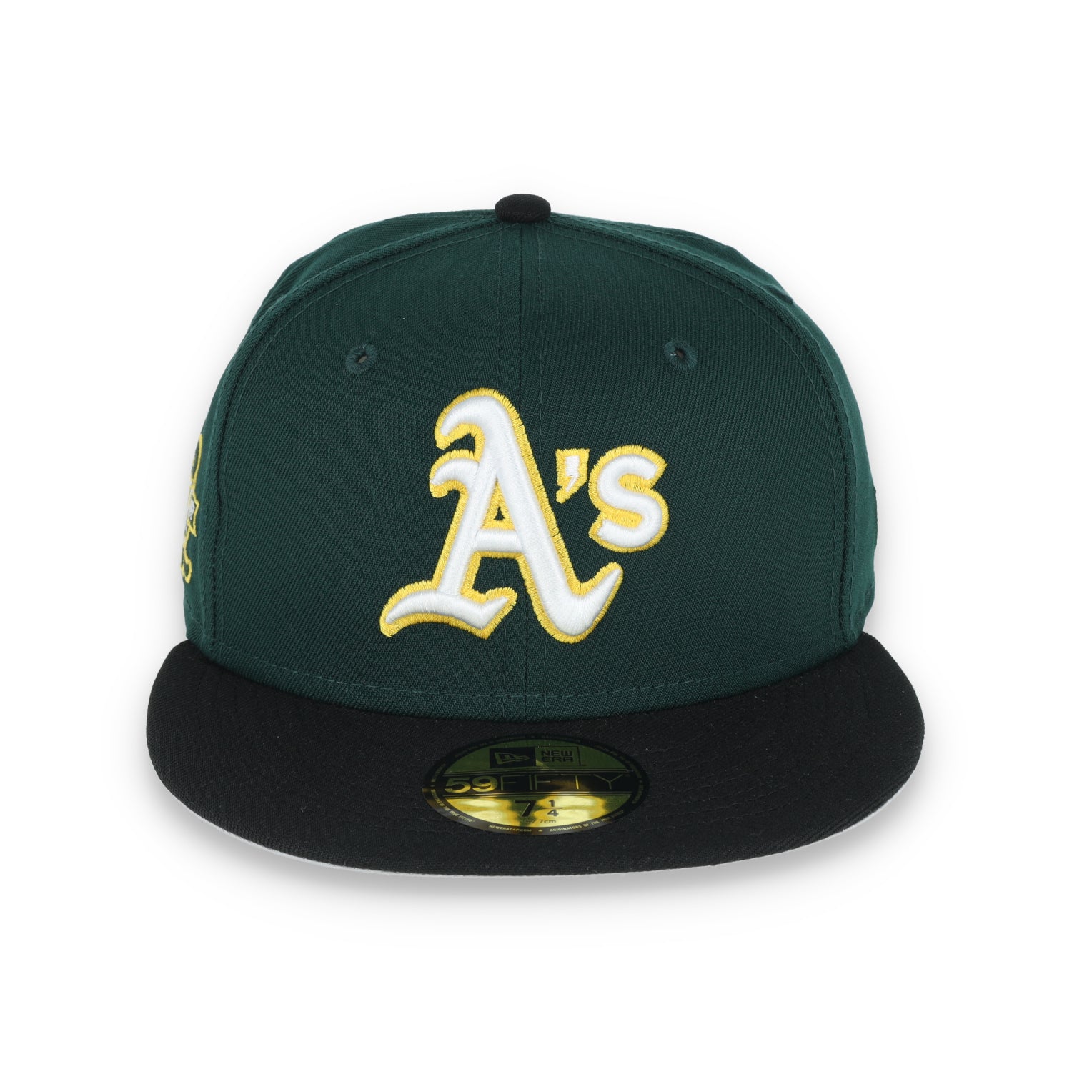 NEW ERA OAKLAND ATHLETICS 30TH ANNIVERSARY SIDE PATCH 59FIFTY FITTED- GREEN