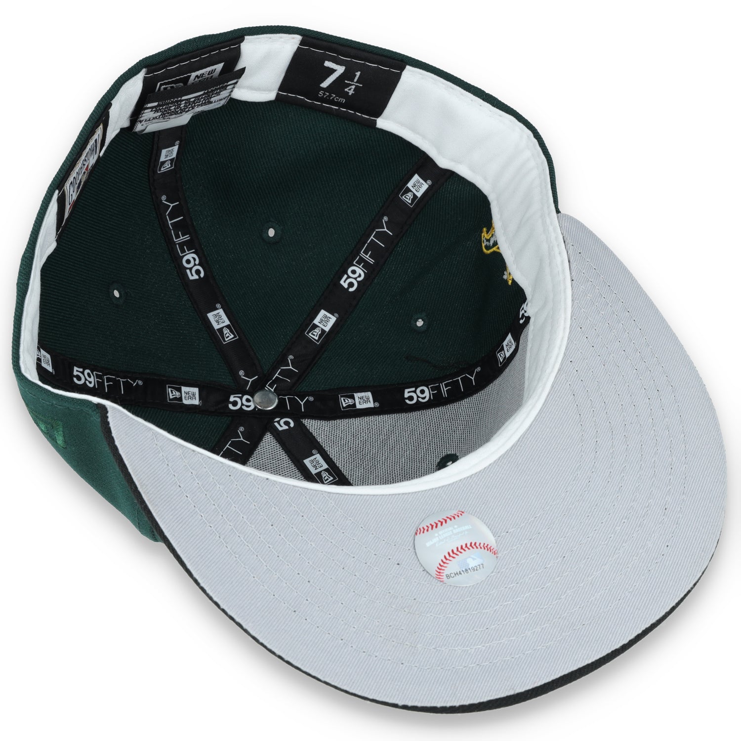 NEW ERA OAKLAND ATHLETICS 30TH ANNIVERSARY SIDE PATCH 59FIFTY FITTED- GREEN