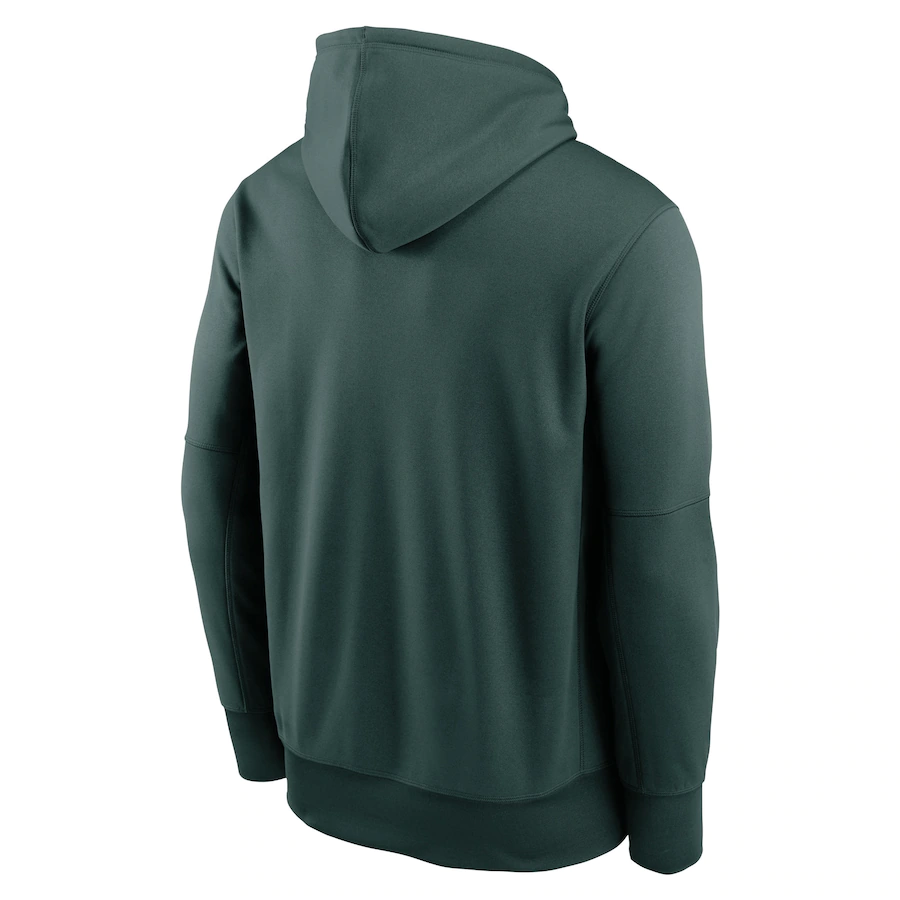 Oakland Athletics Nike Wordmark Therma Performance Pullover Hoodie - Mens