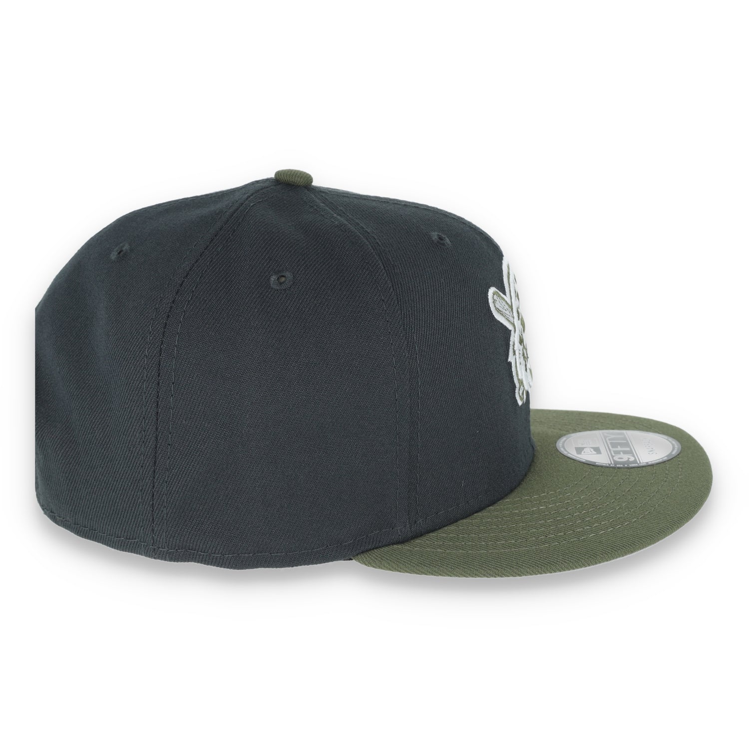 New Era Pittsburgh Pirates 2-Tone Color Pack 9FIFTY Snapback Hat - Grey/Olive