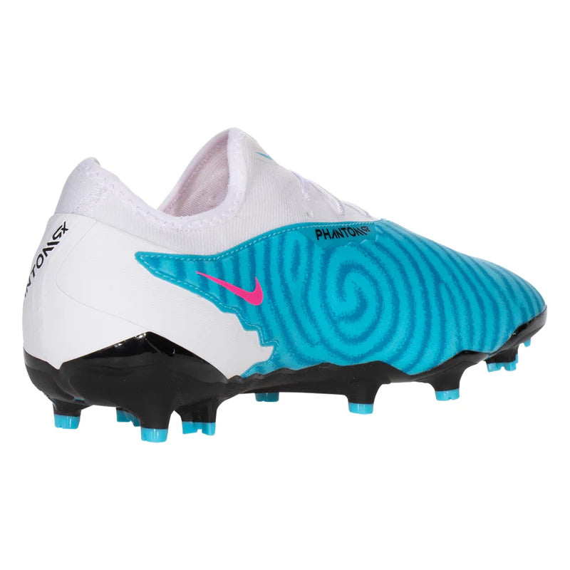 Nike Phantom GX Pro FG-BLACK/SUMMIT WHITE-BALTIC BLUE/PINK BLAST-WHITE-LASER BLUE