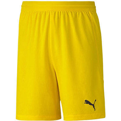 PUMA TEAMFINAL 21 KNIT SHORTS-YELLOW