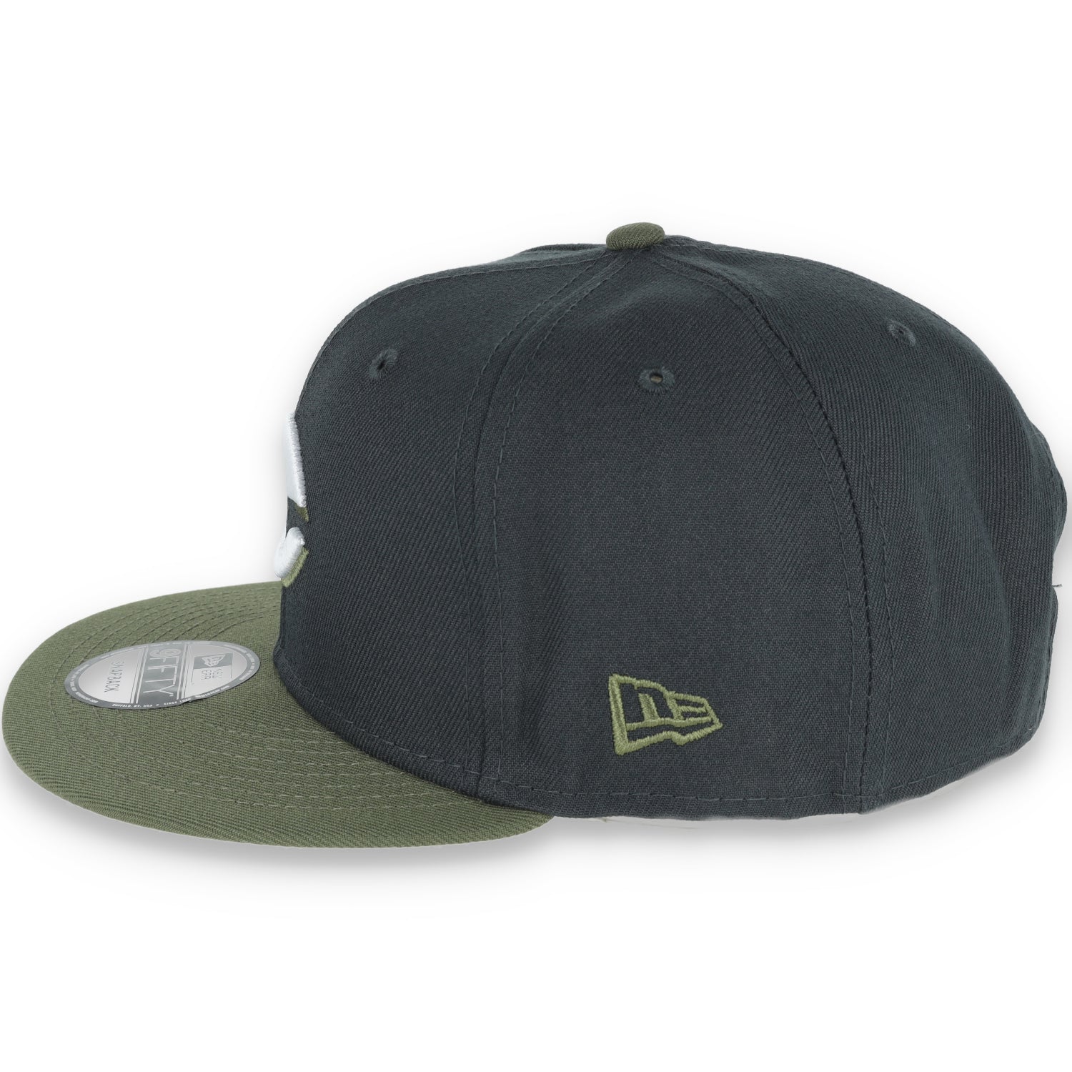 New Era Cincinnati Reds 2-Tone Color Pack 9FIFTY Snapback Hat- Grey/Olive