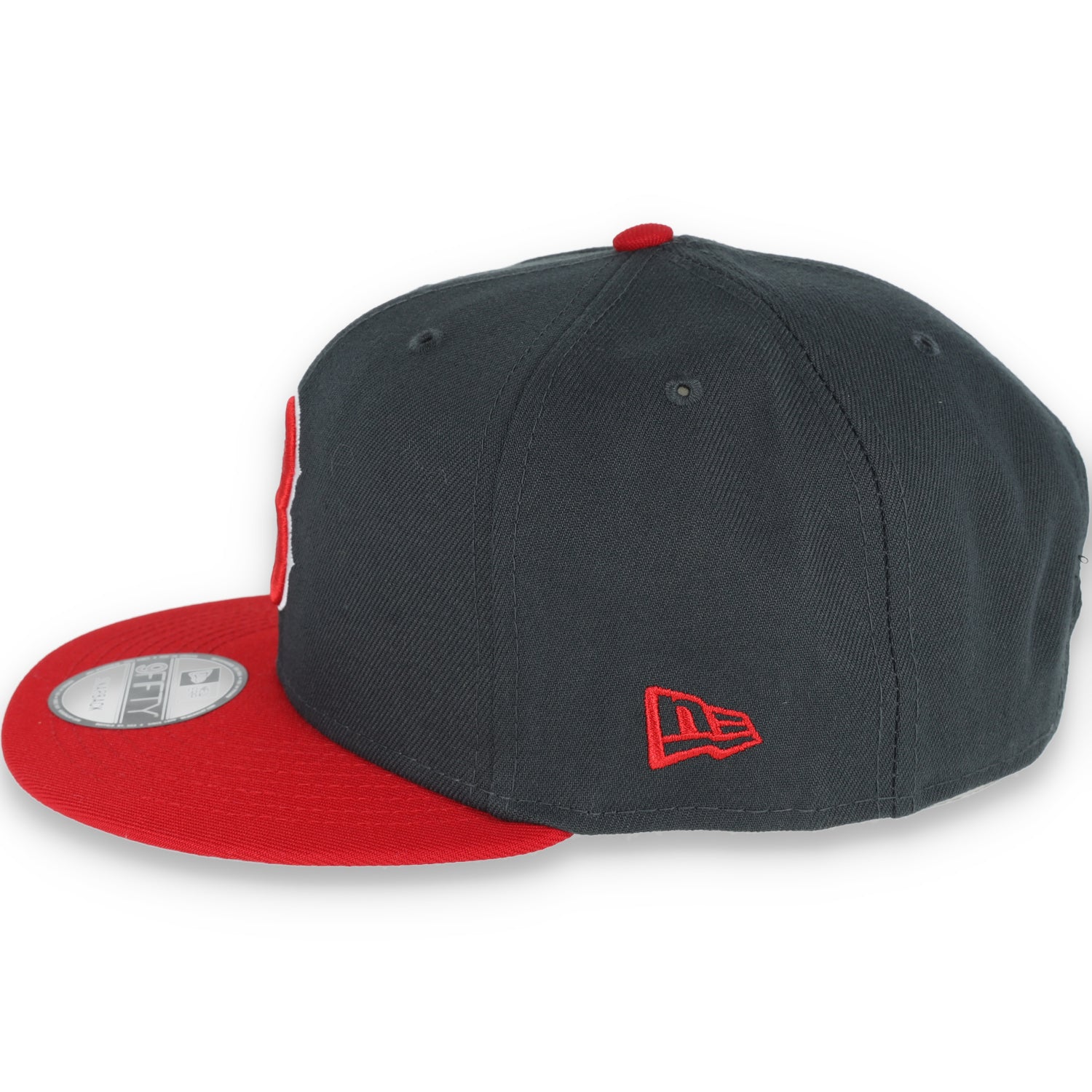 New Era Boston Red Sox 2-Tone Color Pack 9FIFTY Snapback Hat -Grey/Scarlet