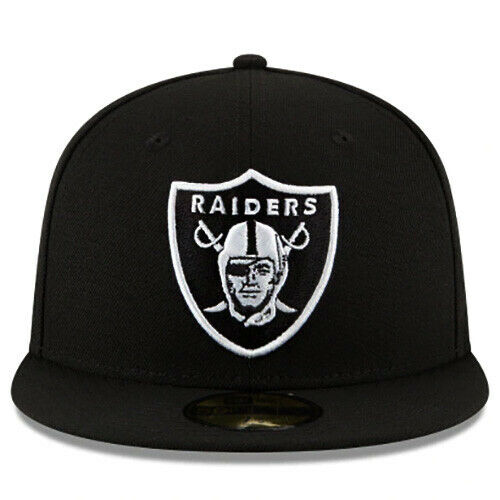 NEW ERA LAS VEGAS RAIDERS XVIII SUPERBOWL PATCH 59FIFTY FITTED HAT