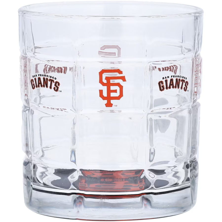 San Francisco Giants Bottom Up Squared Rocks Glass