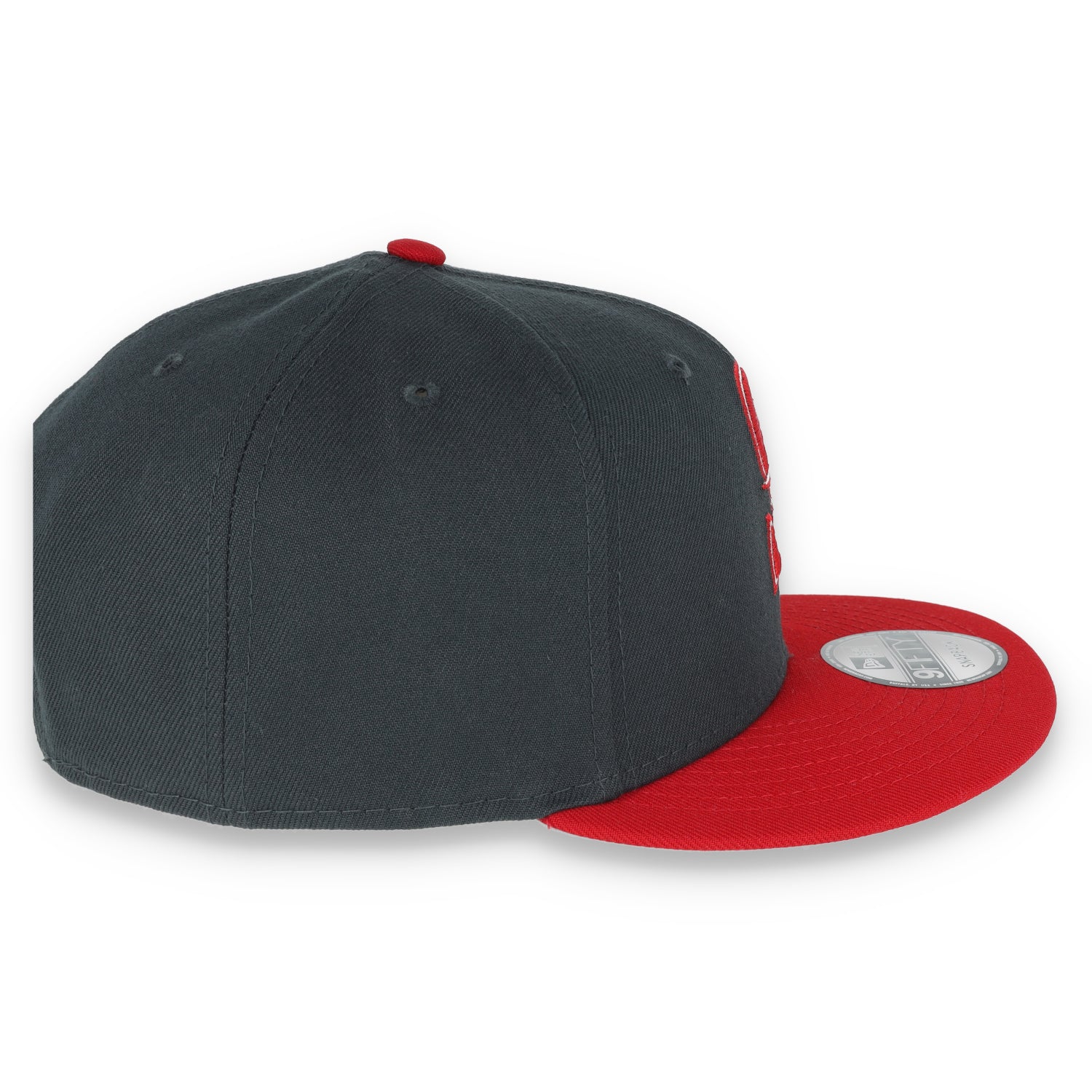 New Era Seattle Mariners 2-Tone Color Pack 9FIFTY Snapback Hat-Grey/Scarlet