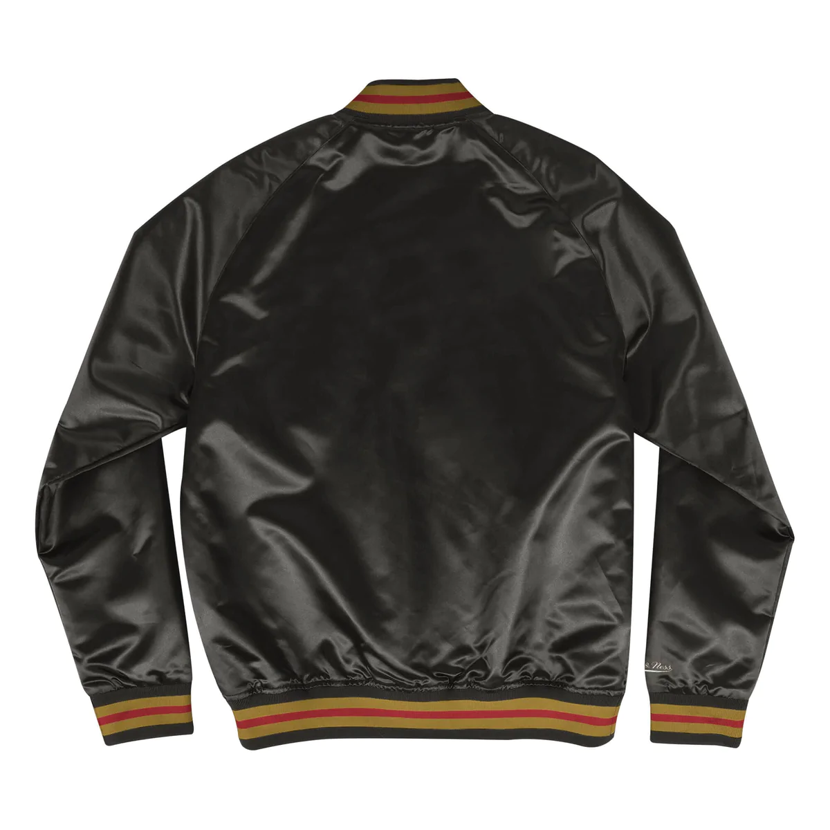 Mitchell & Ness San Francisco 49ers Lightweight Satin Jacket-Black/Gold