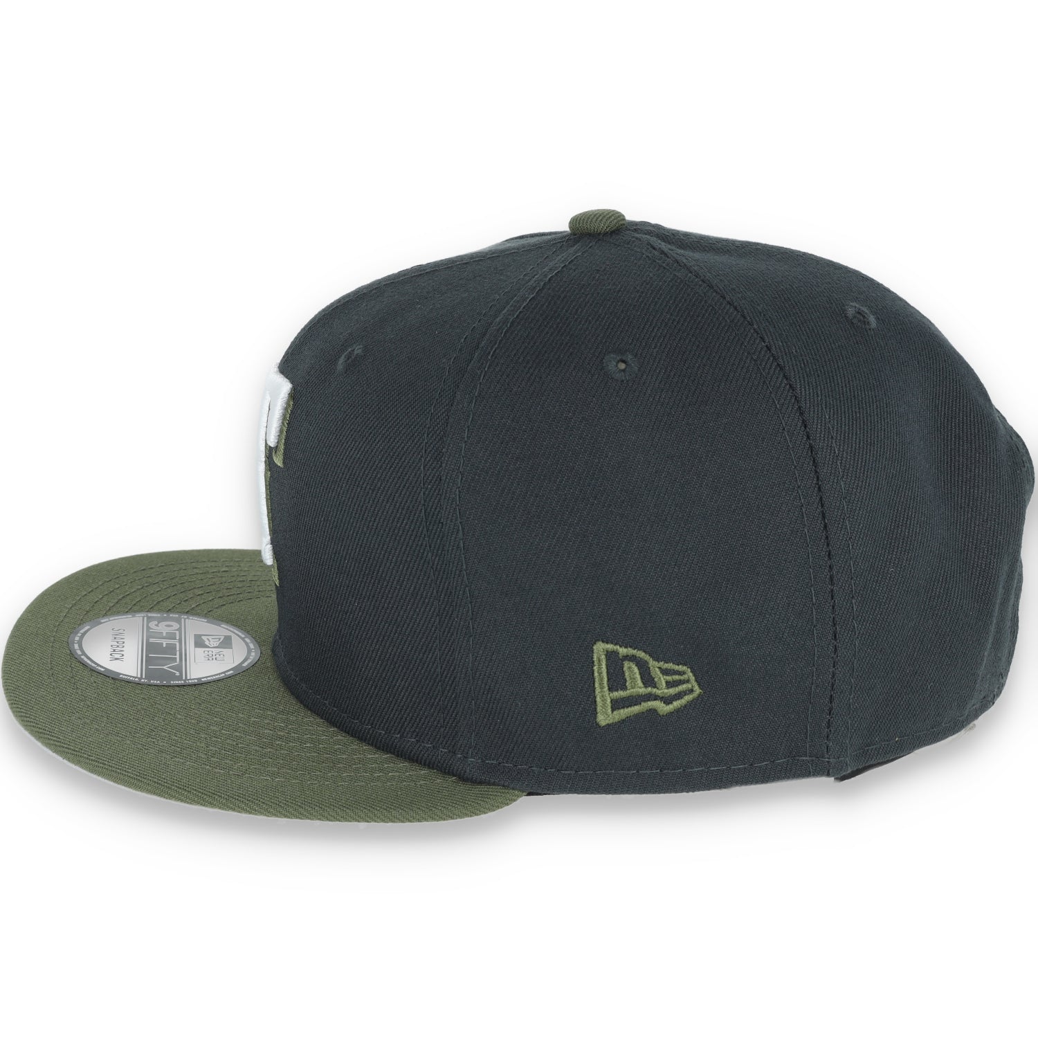 New Era Texas Rangers 2-Tone Color Pack Snapback Hat - Grey/Olive