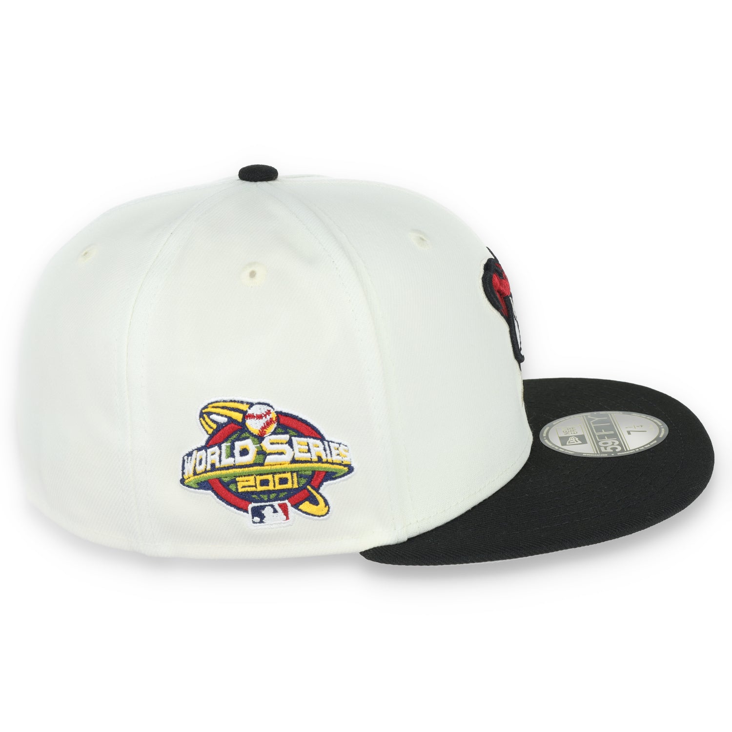 New Era Arizona Diamondbacks 2001 World Series Side Patch Throwback White 59FIFTY Fitted