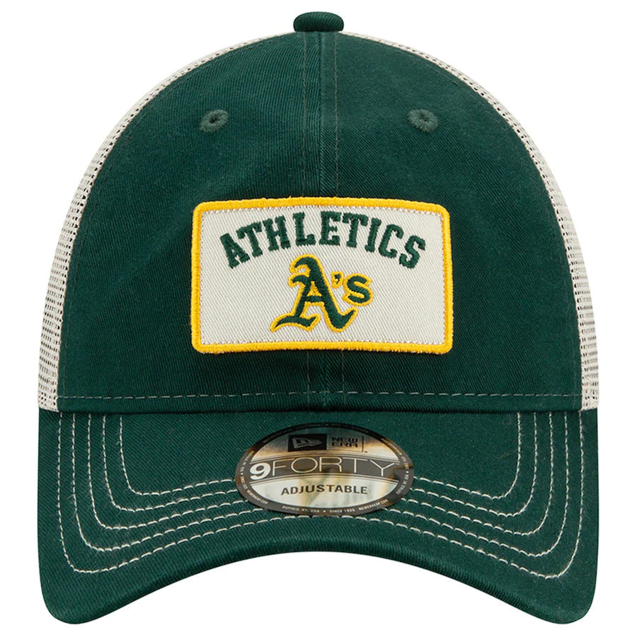 Oakland Athletics NEW ERA TRUCKER B1 9FORTY ADJUSTABLE-green Nvsoccer.com Thecoliseum