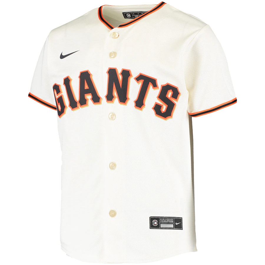 Nike Youth San Francisco Giants Home Replica Jersey-Cream