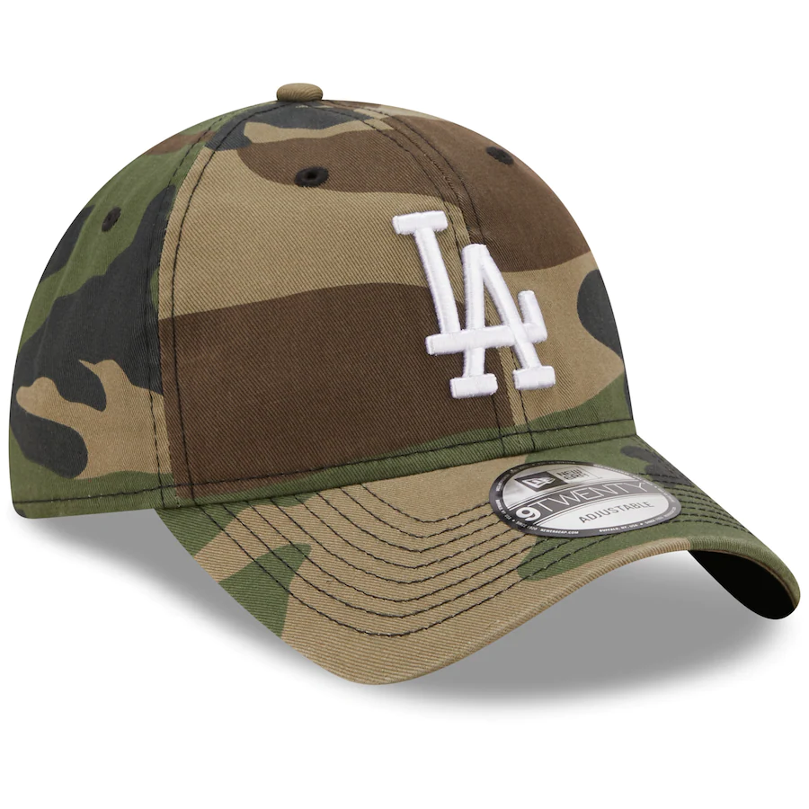 New Era Los Angeles Dodgers Woodland Core Classic 9TWENTY Adjustable Hat - Camo