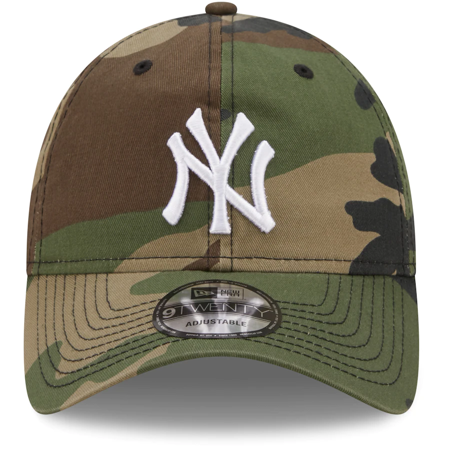 New Era New York Yankees Camo Woodland Core Classic 9TWENTY Adjustable Hat