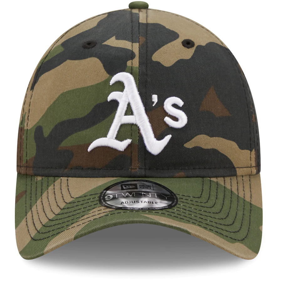 New Era Oakland Athletics Camo Woodland Core Classic 9TWENTY Adjustable Hat