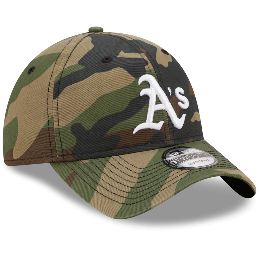 New Era Oakland Athletics Camo Woodland Core Classic 9TWENTY Adjustable Hat