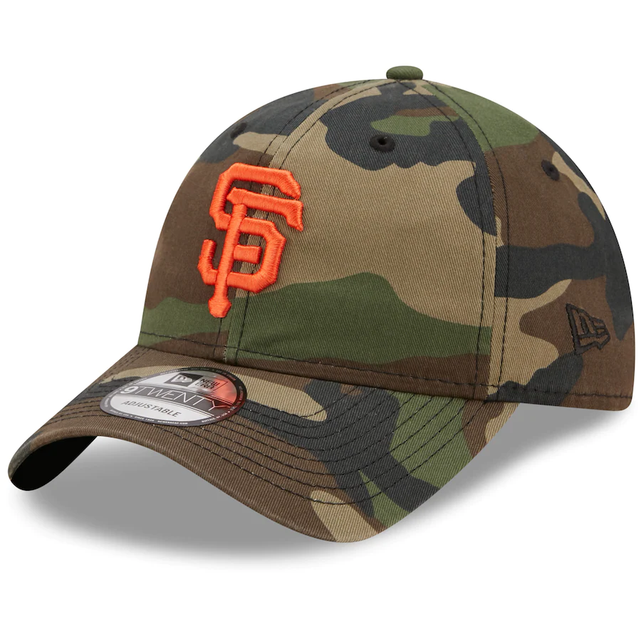 New Era San Francisco Giants  Camo Woodland Core Classic 9TWENTY Adjustable Ha