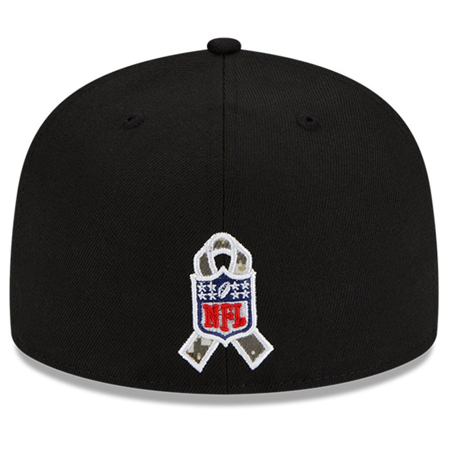 San Francisco 49ers New Era 2021 Salute to Service 59FIFTY Fitted Hat - Black/Camo
