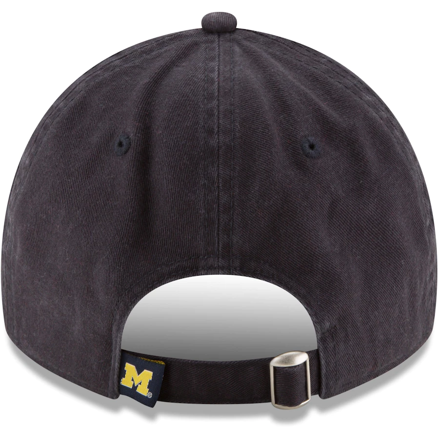 Michigan Wolverines New Era Primary Logo Core 9TWENTY Adjustable Hat - Navy