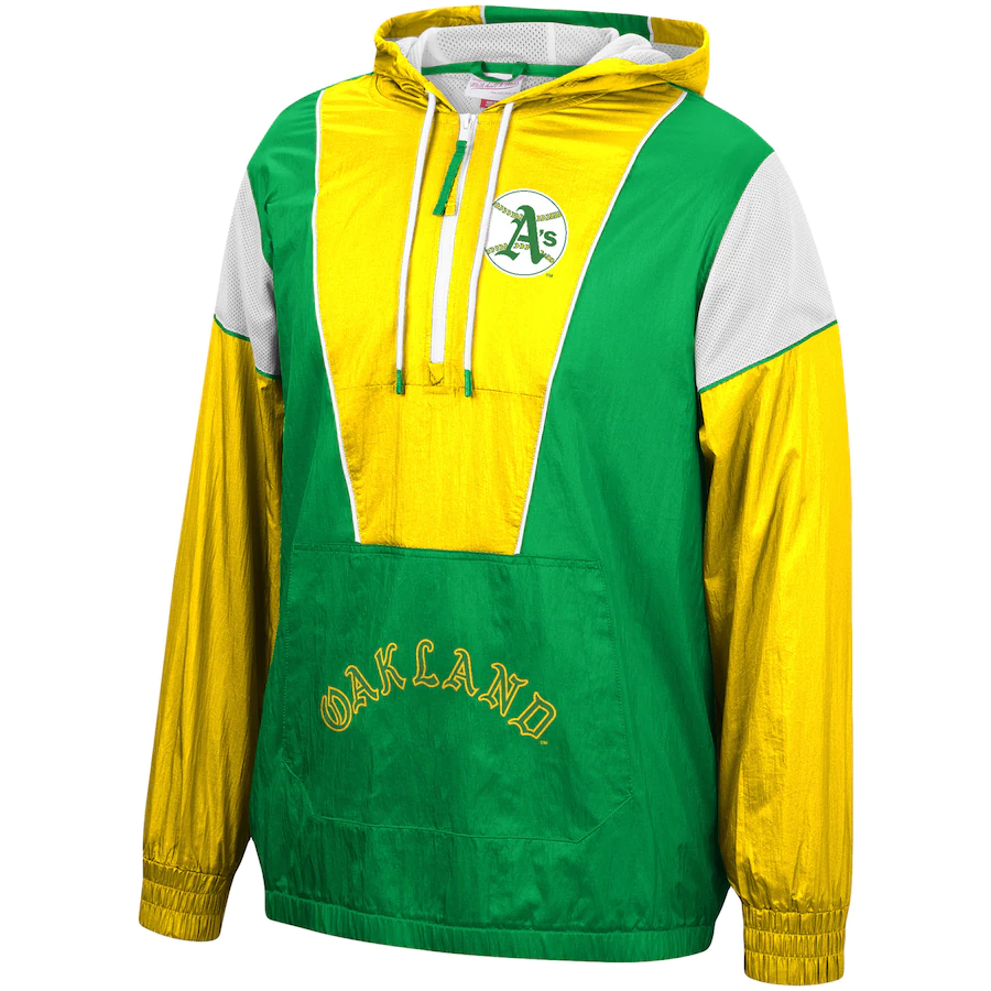 Mitchell & Ness Oakland Athletics Highlight Reel Windbreaker