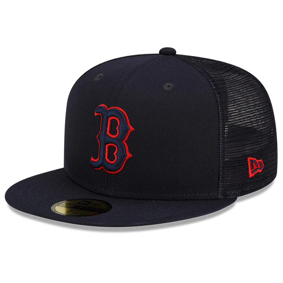 New Era Boston Red Sox 2022 Batting Practice 59FIFTY Fitted Hat - Navy