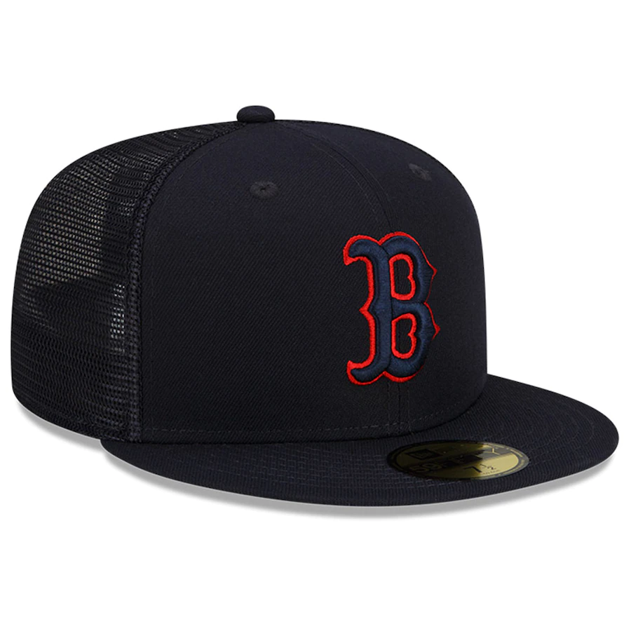 New Era Boston Red Sox 2022 Batting Practice 59FIFTY Fitted Hat - Navy