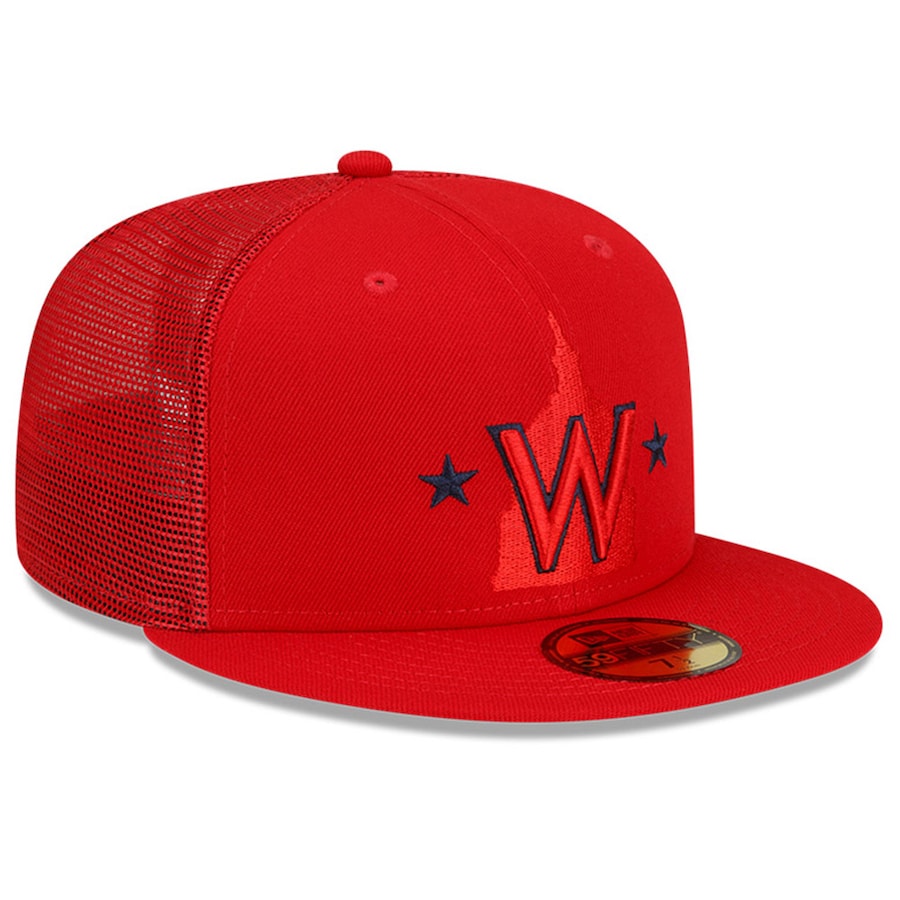 New Era Washington Nationals 2022 Batting Practice 59FIFTY Fitted Hat-Red