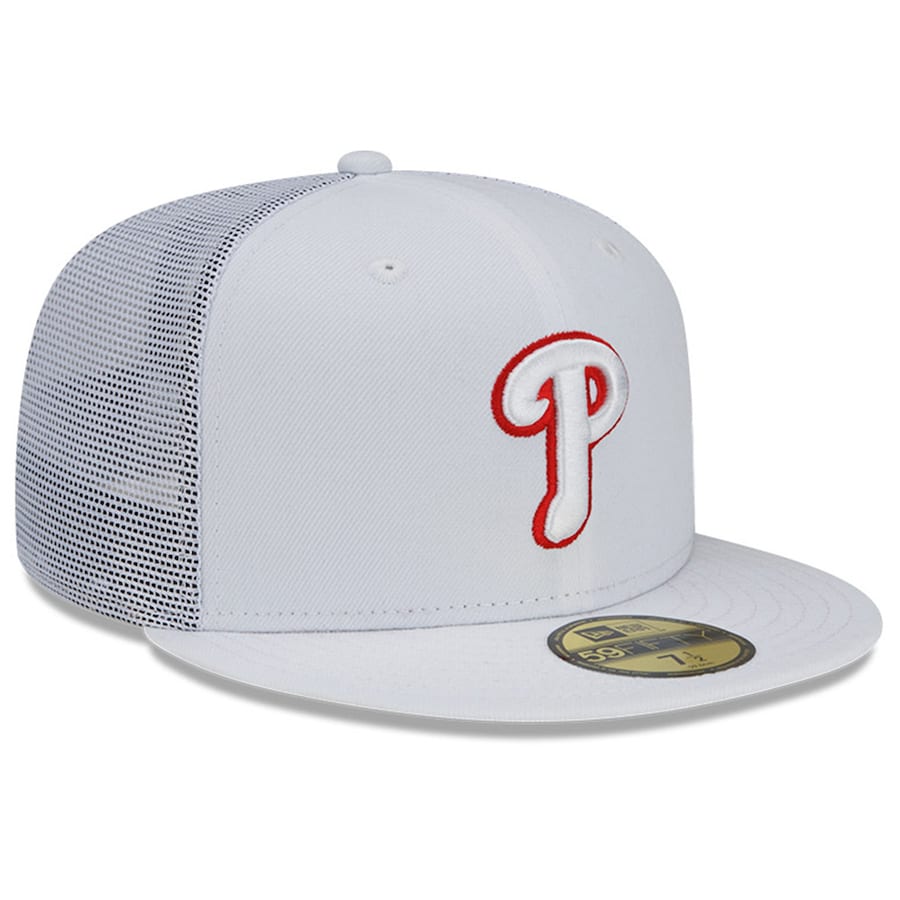 Philadelphia Phillies New Era 2022 Batting Practice 59FIFTY Fitted Hat- White